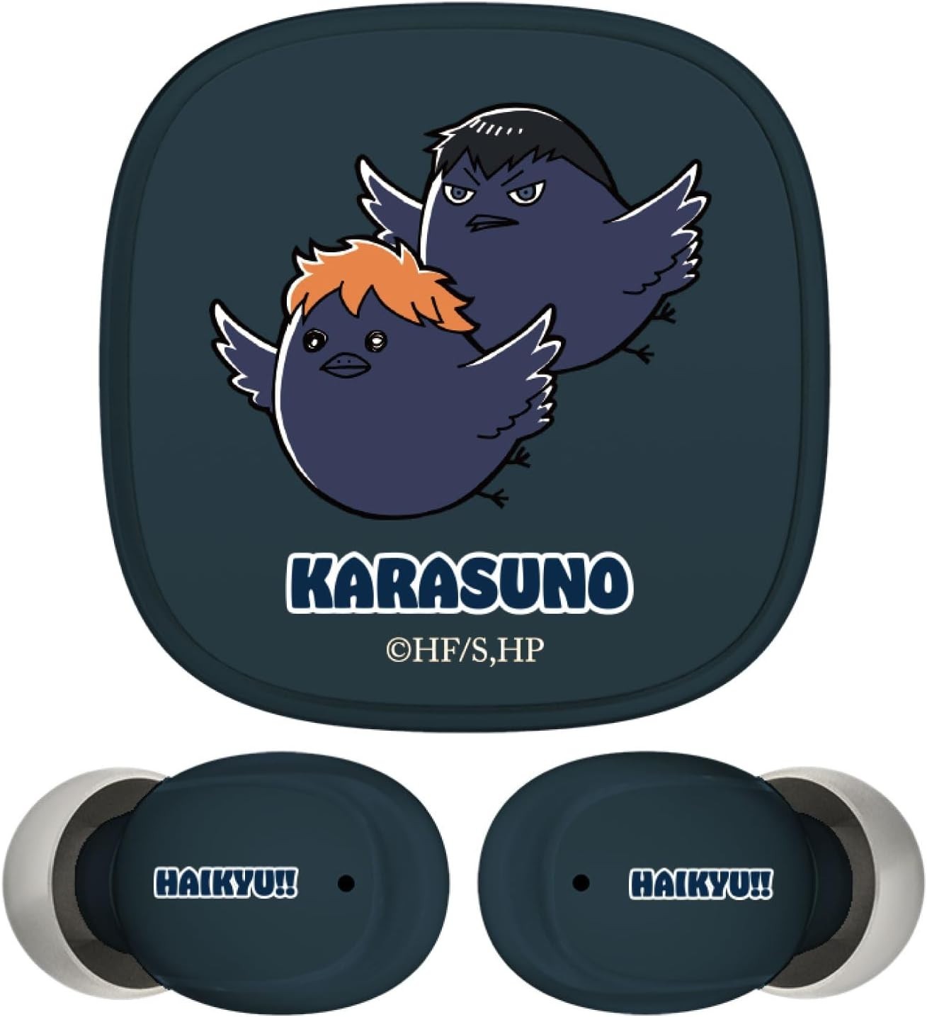Haikyu Karasuno True Wireless Earbuds, Bluetooth ver. 5.3, IPX4 Waterproof