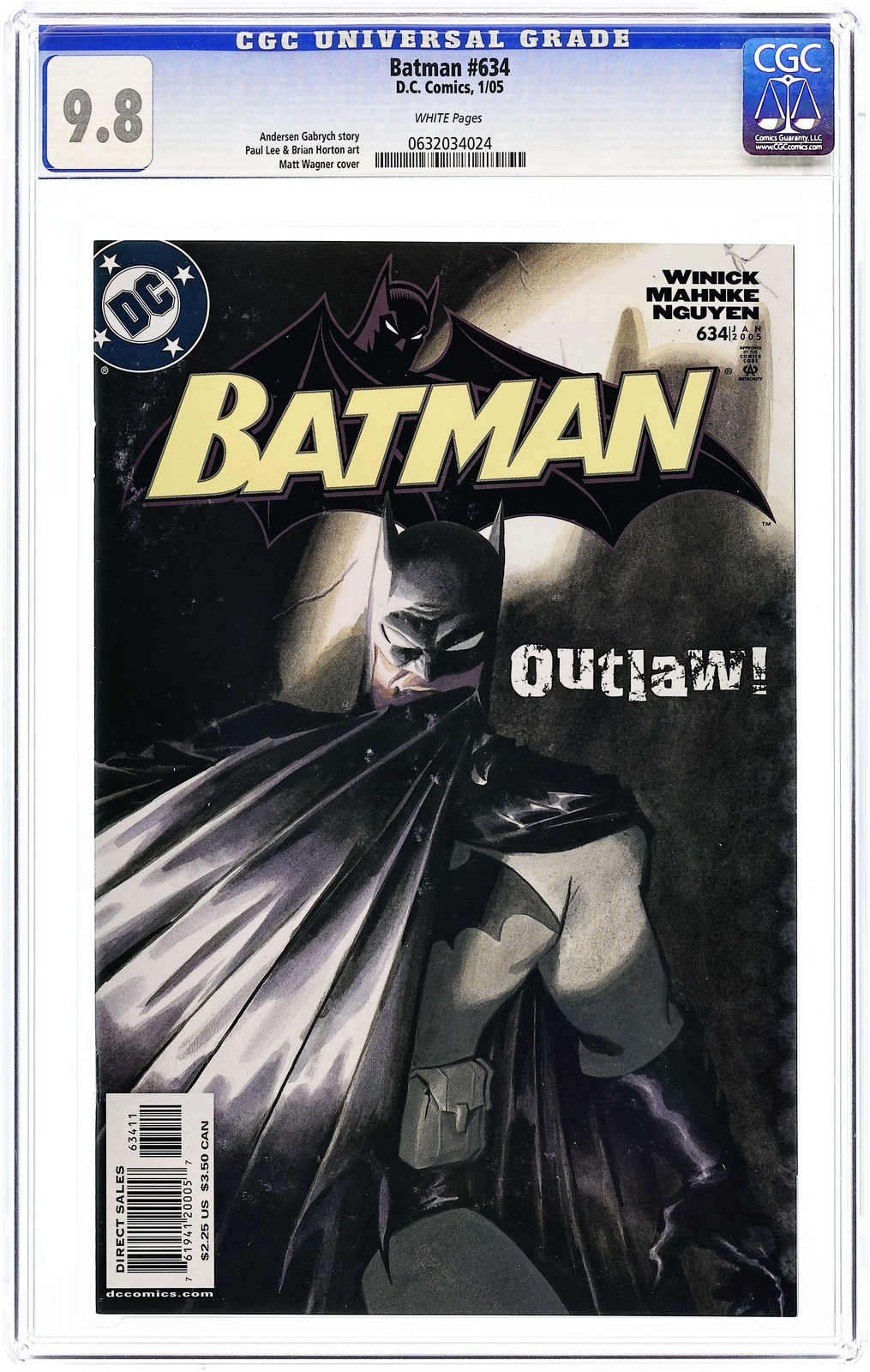 Batman #634 CGC 9.8 2005 0632034024