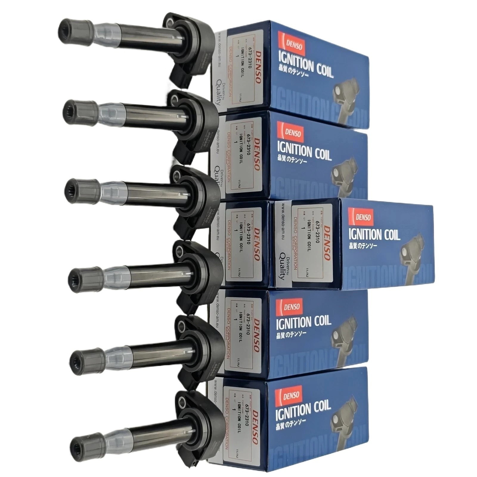 6x DENSO Ignition Coil For 2000-07 Honda Accord V6 3.0L 673-2310 30520-P8E-A01
