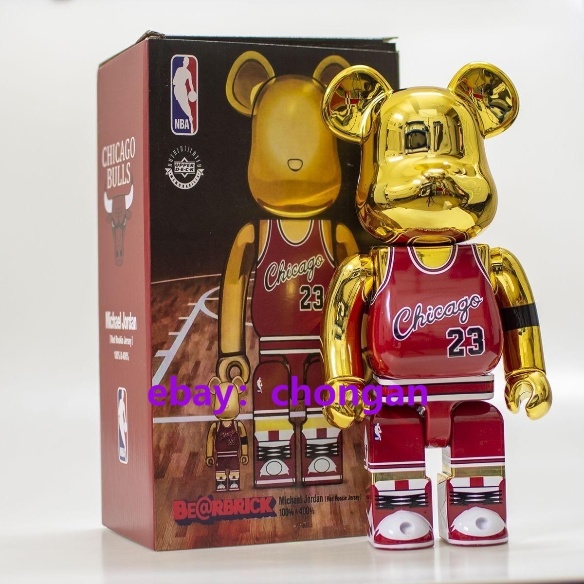 400%Bearbrick Michael Jordan Chicago 23jersey Action Figure Deco Art Collect Toy