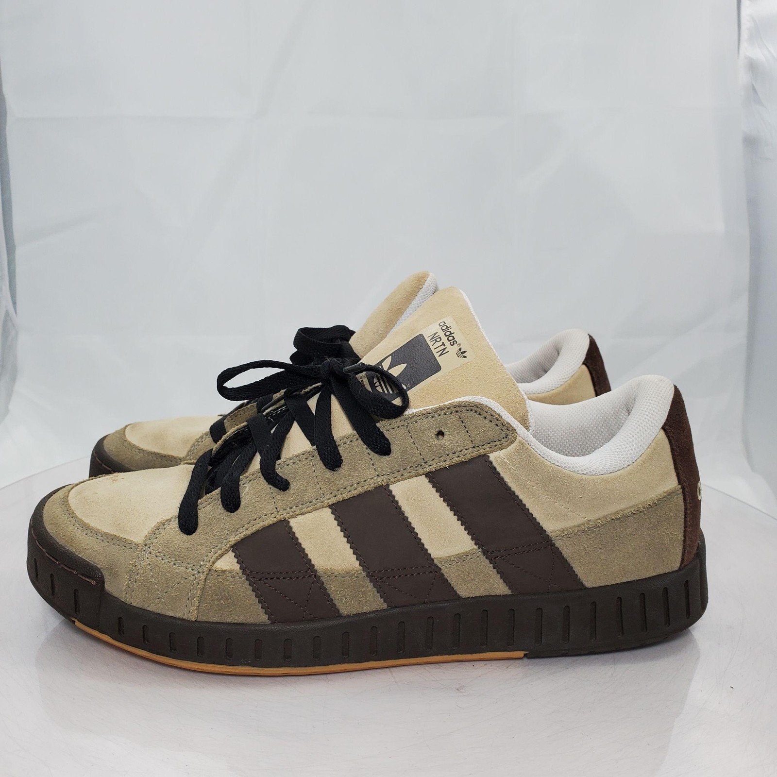 Rare Vintage Y2K 2007 Adidas NRTN Norton 11.5 Beige Skateboarding Sneaker 467957
