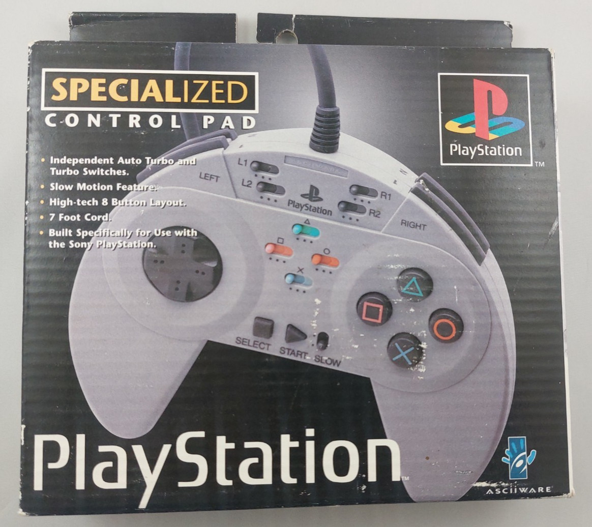 Specialized Control Pad Asciiware (PlayStation 1 PS1) Brand New / Factory Sealed