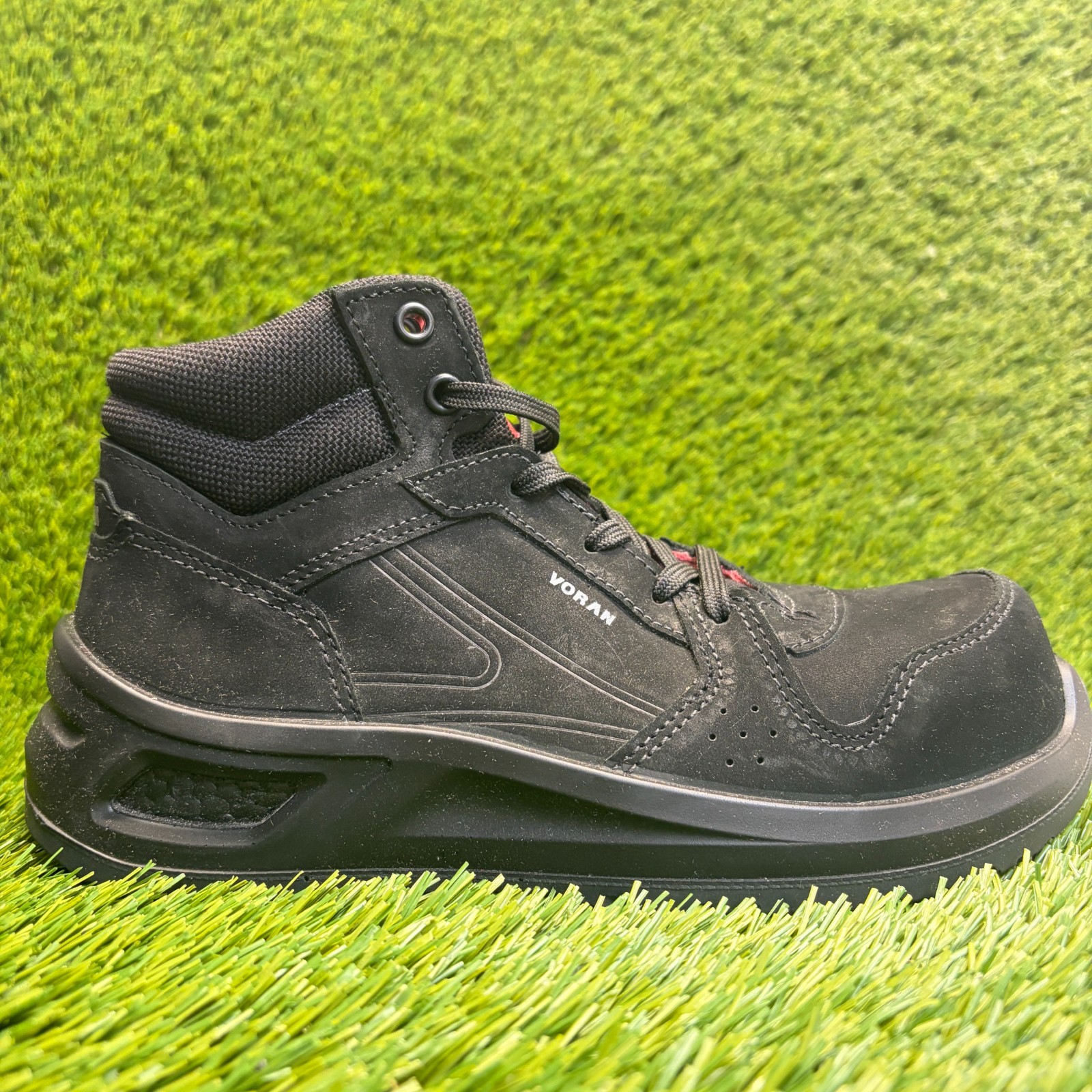 Voran SportSafe Energy 741N Womens Size 7 Black Composite Toe Safety Work Boots