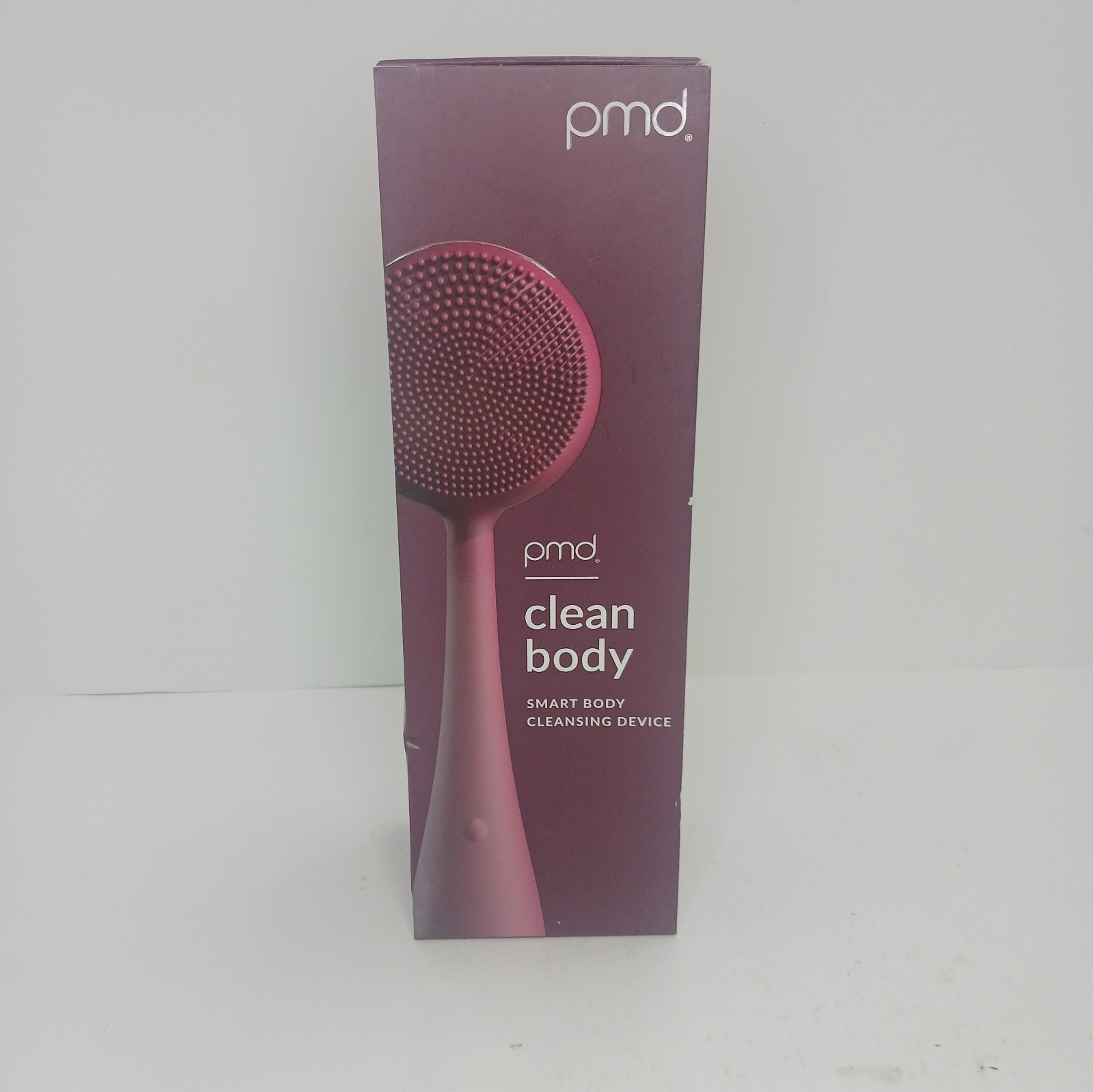 PMD Clean Body Smart Body Cleansing Device with Silicone Brush Berry NIB