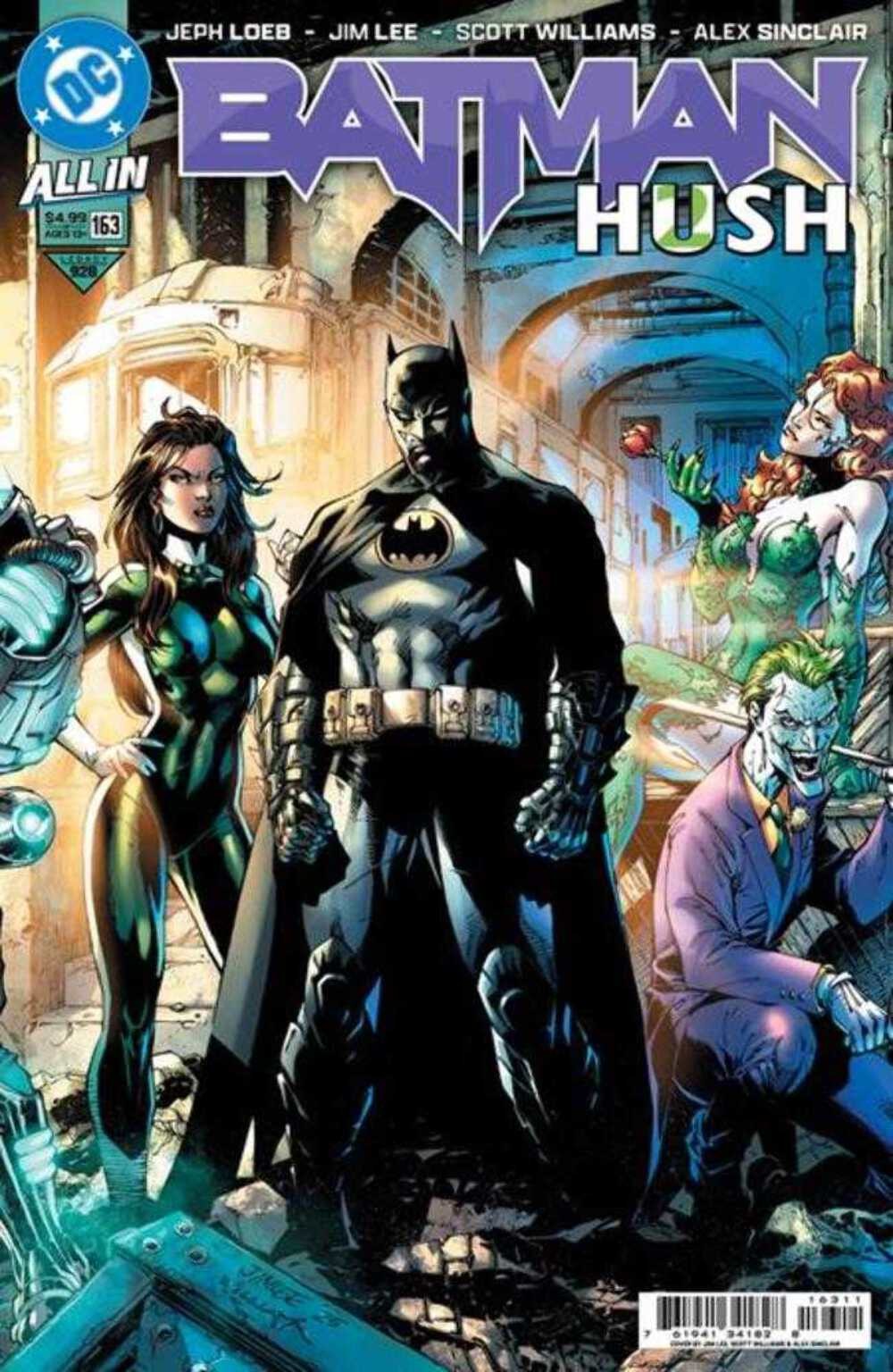 Batman #163 Cover A Jim Lee & Scott Williams Batman Connecting Middle Alternate