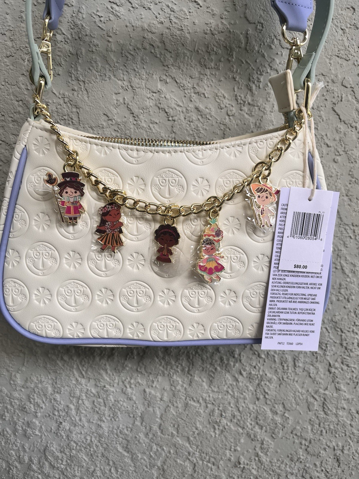 Disney It's a Small World Loungefly Purse 60th Anniversary