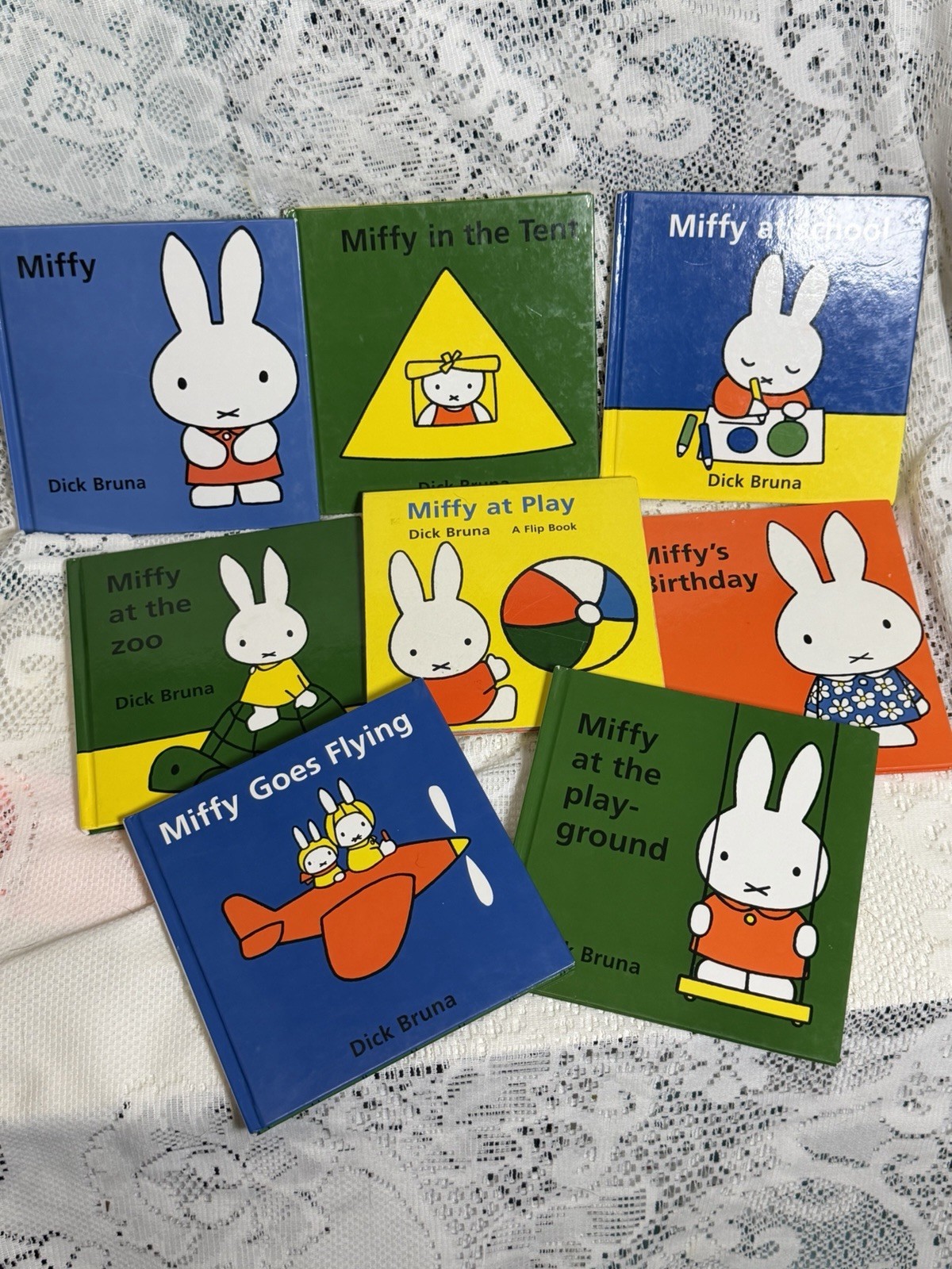 Dick Bruna Miffy Book Lot of 8 Kodansha Hardcover Stories Flip Book