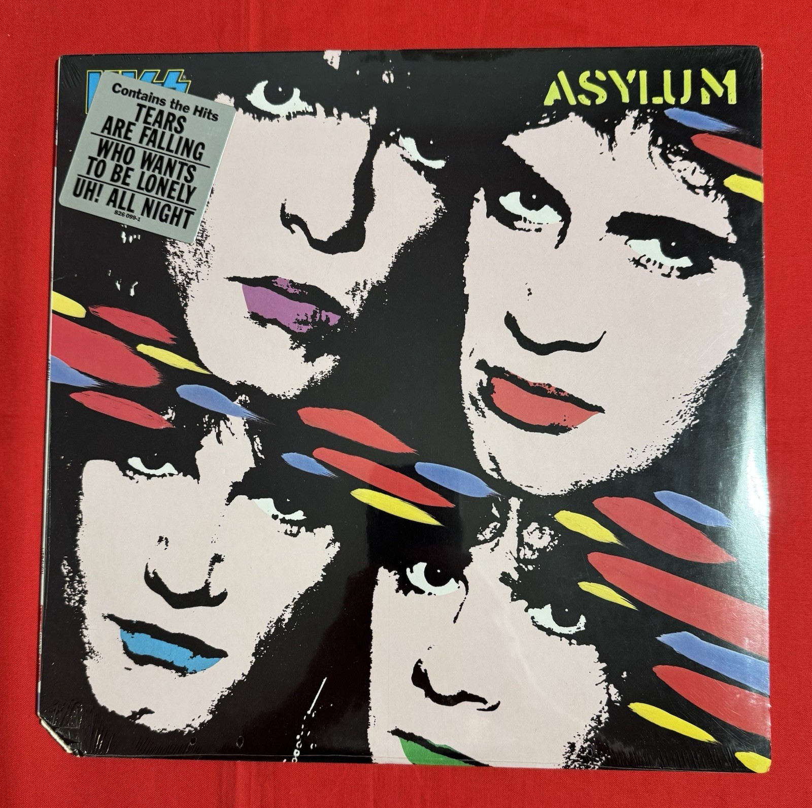 SEALED ✨ KISS ✨ ASYLUM LP 1ST PRESS 1985 POLYGRAM RECORDS With HYPE STICKER ✨