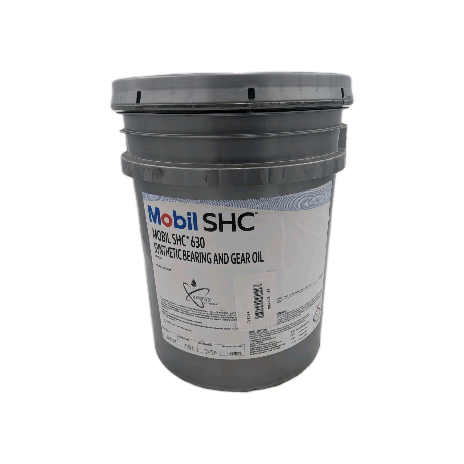 Mobil SHC 630 Synthetic Bearing & Gear Oil ISO VG 220 5-Gallon 110843 Mobil SHC 630 Synthetic Bearing & Gear Oil ISO VG 220 5-Gallon 110843