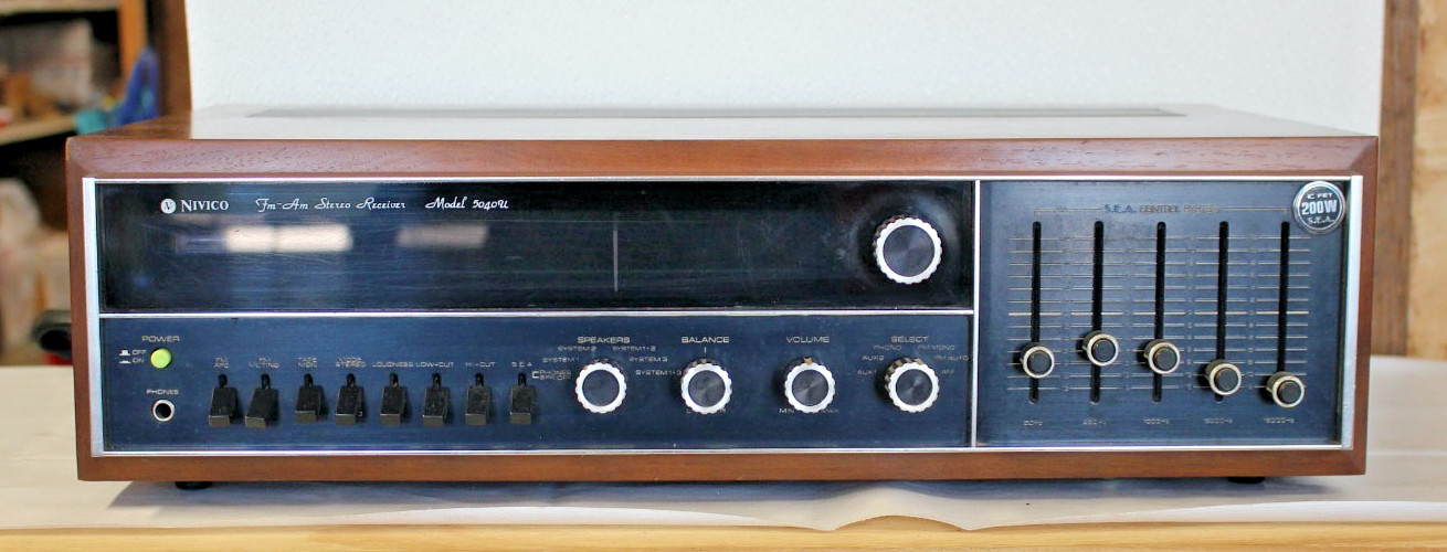 Vintage JVC Nivico Am/Fm Stereo Receiver Model 5040u With Manual Vintage JVC Nivico Am/Fm Stereo Receiver Model 5040u With Manual