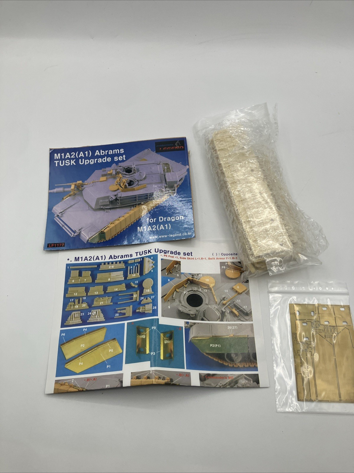 Legend Productions Upgrade Conversion Kit For M1A2 (A1) ABRAMS TUSK TANK LF1177 Legend Productions Upgrade Conversion Kit For M1A2 (A1) ABRAMS TUSK TANK LF1177
