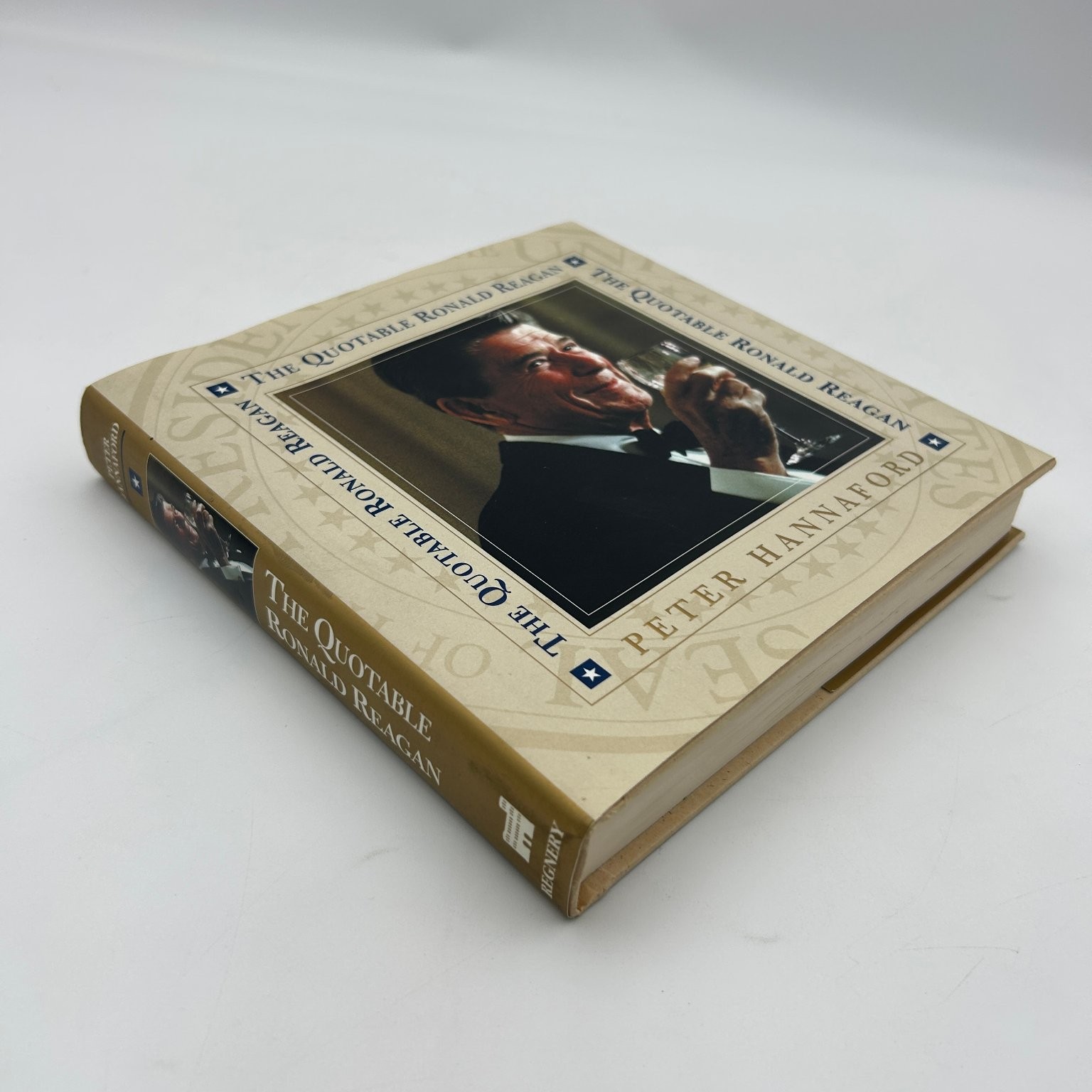 The Quotable Ronald Reagan Peter Hannaford 1998 First Printing Signed Regnery