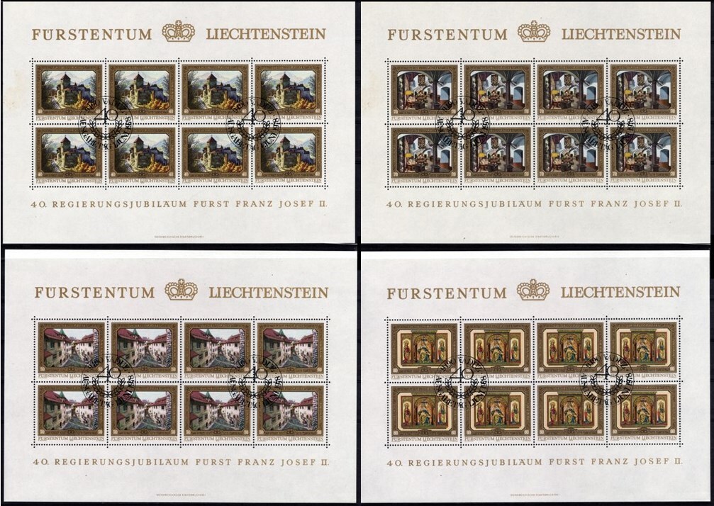 Liechtenstein: MiNo. 706 - 709, \