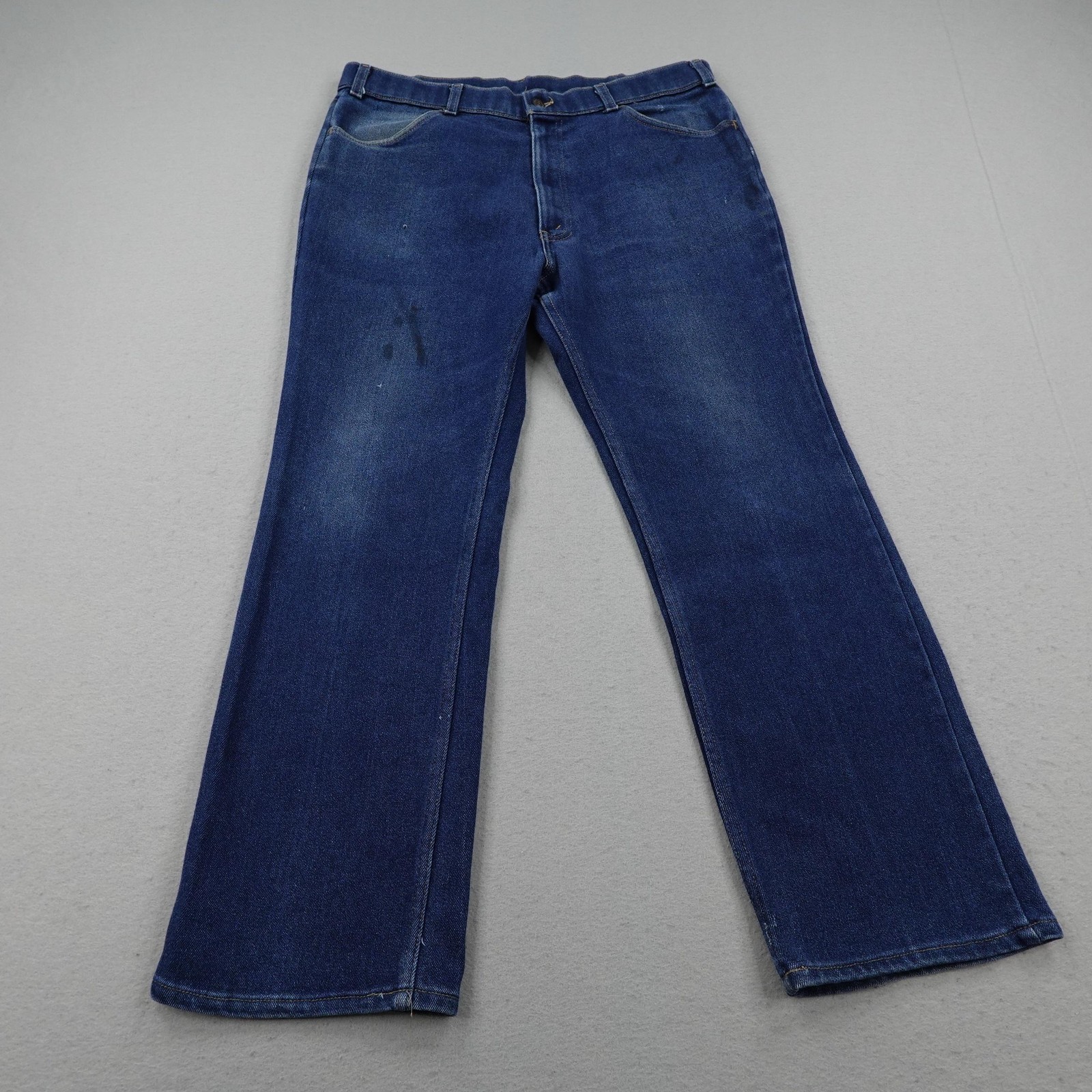 Vintage Levis Jeans Mens 36x30 Blue Denim Action Casuals Bootcut Faded 70s
