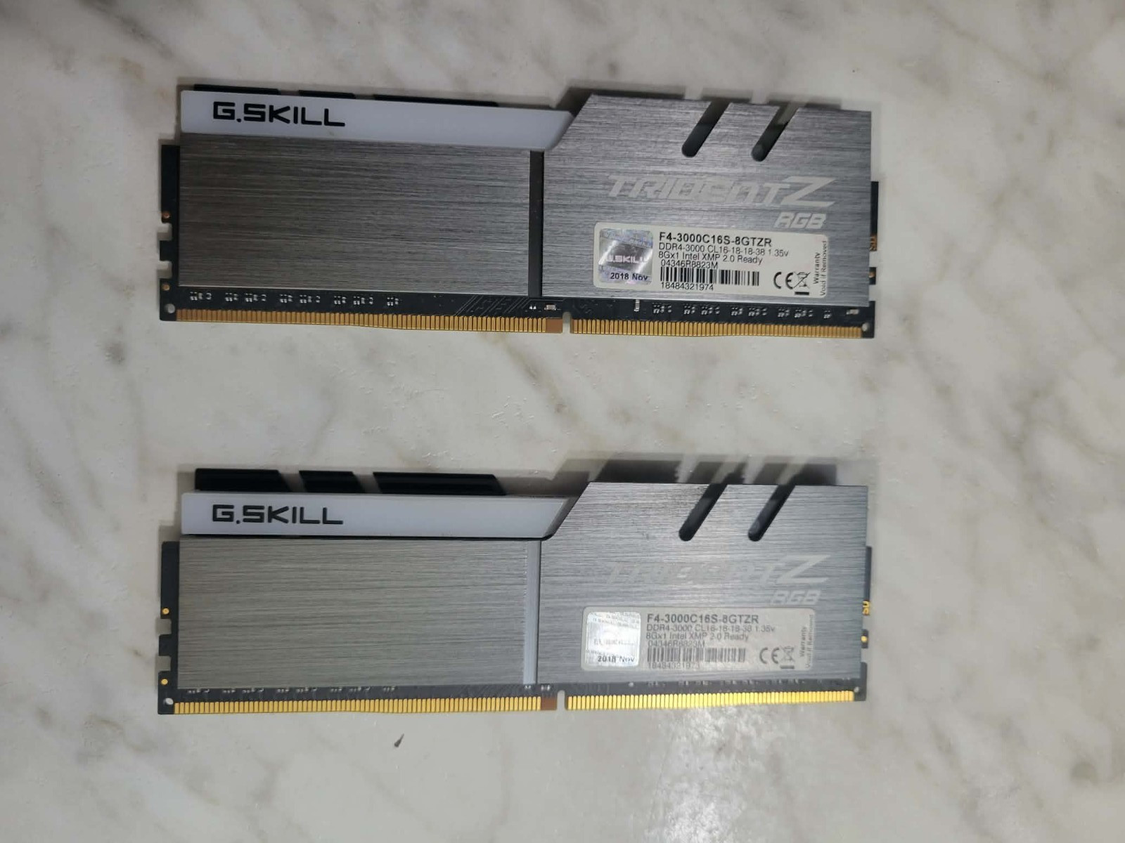 G.SKILL Trident Z RGB 16GB (2x8GB) DDR4 3000MHz CL16 RAM F4-3000C16S-8GTZR G.SKILL Trident Z RGB 16GB (2x8GB) DDR4 3000MHz CL16 RAM F4-3000C16S-8GTZR