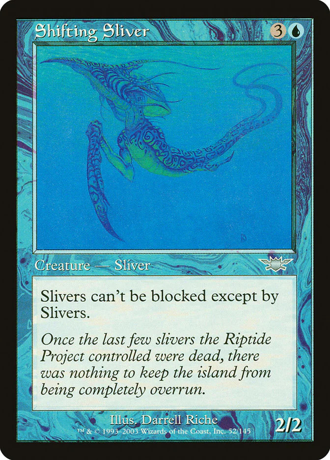 MTG Shifting Sliver [Legions] Moderately Played Magic