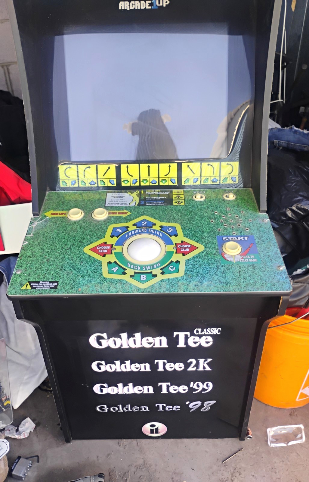 Arcade1Up Golden Tee Arcade  Game with Riser