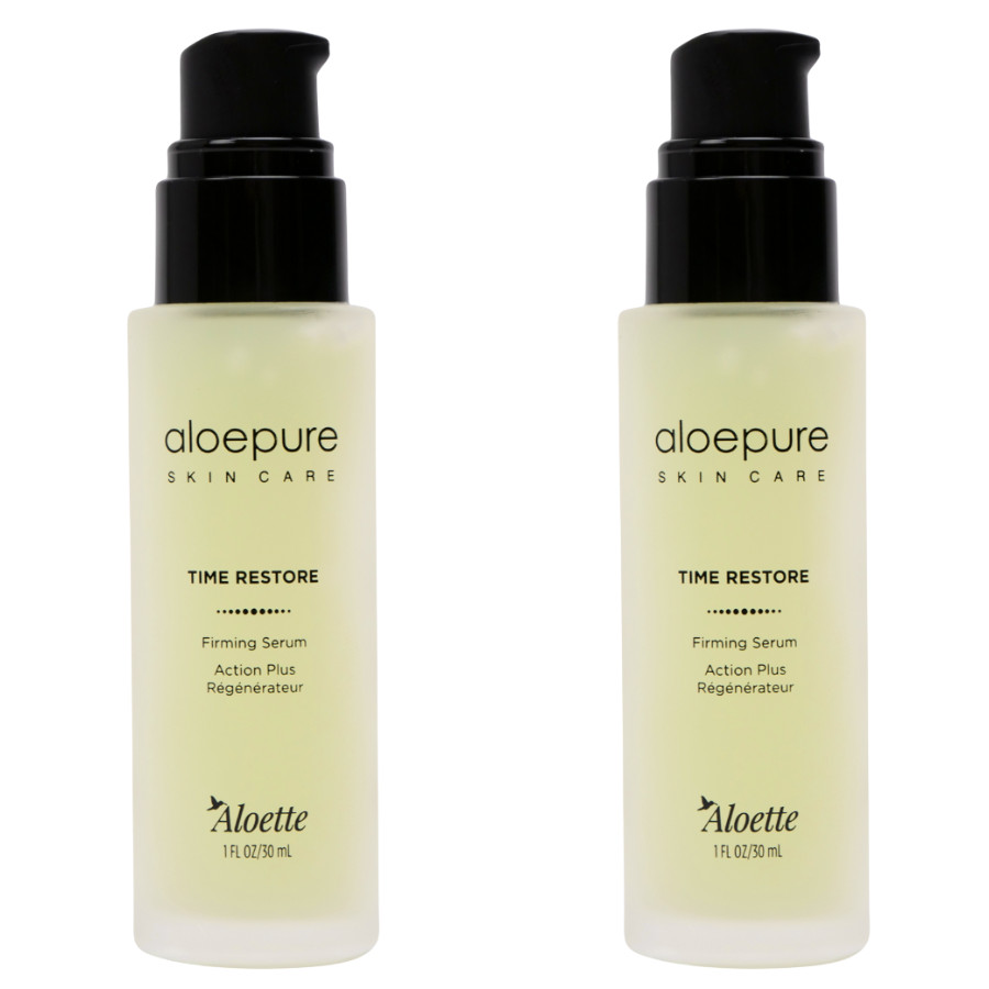 Aloette Time Restore Firming Serum 2 fl oz/60 ml - New/Sealed - (Pack of 2)