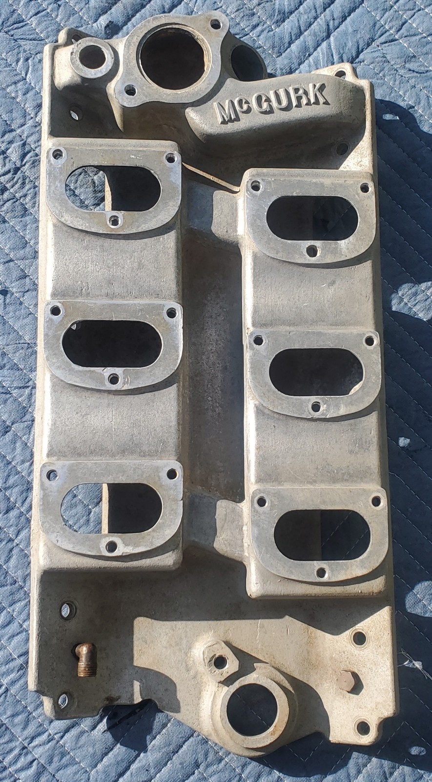 VINTAGE Late 50s Early 60s McGurk 6x2 Intake Manifold For 6 Stromberg 97 Carbs VINTAGE Late 50s Early 60s McGurk 6x2 Intake Manifold For 6 Stromberg 97 Carbs