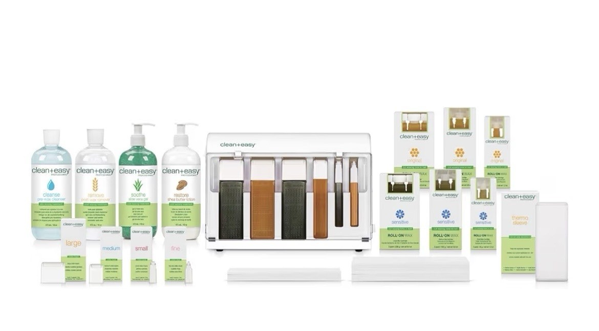 Clean + Easy Professional Waxing Spa Full Service Kit
