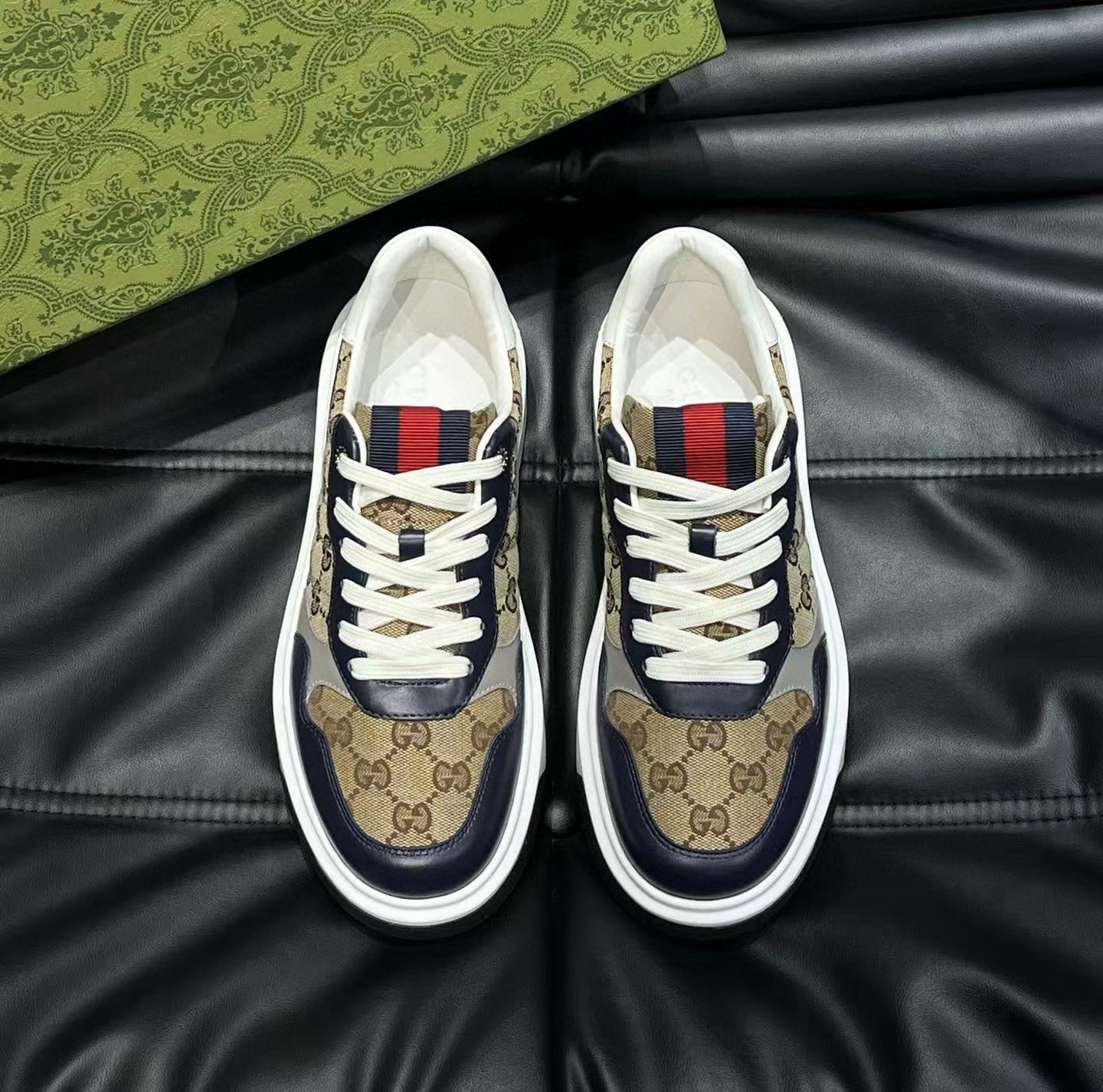 GUCCI✧RE-WEB Men's US Size White GUCCI✧RE-WEB Men's US Size White