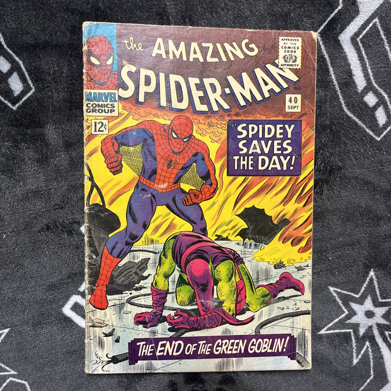 Amazing Spider-Man #40 Marvel 1966 Stan Lee & John Romita Green Goblin Origin 👀 Amazing Spider-Man #40 Marvel 1966 Stan Lee & John Romita Green Goblin Origin 👀