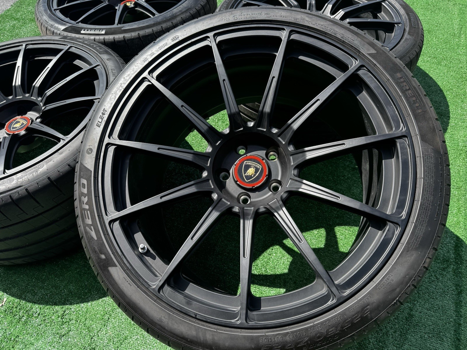 23” OEM Lamborghini Urus Performante Forged Wheels Tires TPMS Factory Penteo