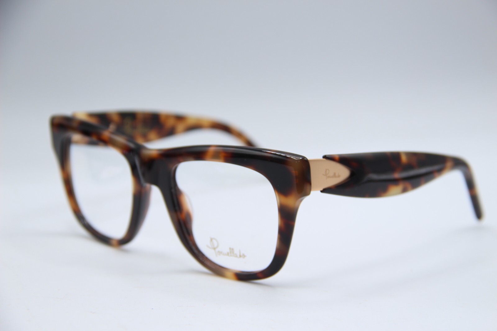 NEW POMELLATO PM0019O 004 LEOPARD PRINT AUTHENTIC EYEGLASSES 49-20-140
