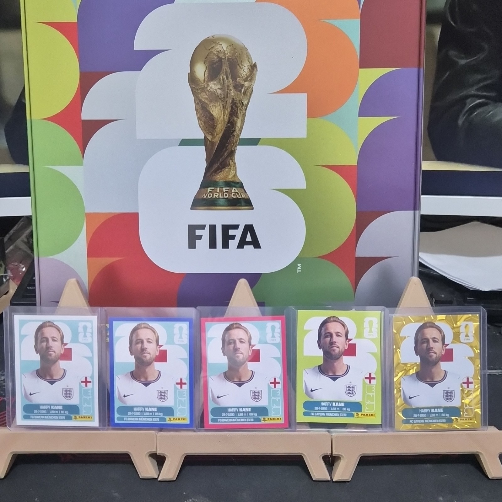Panini 2023 FIFA Soccer 5-Card Lot Harry Kane FC Bayern München