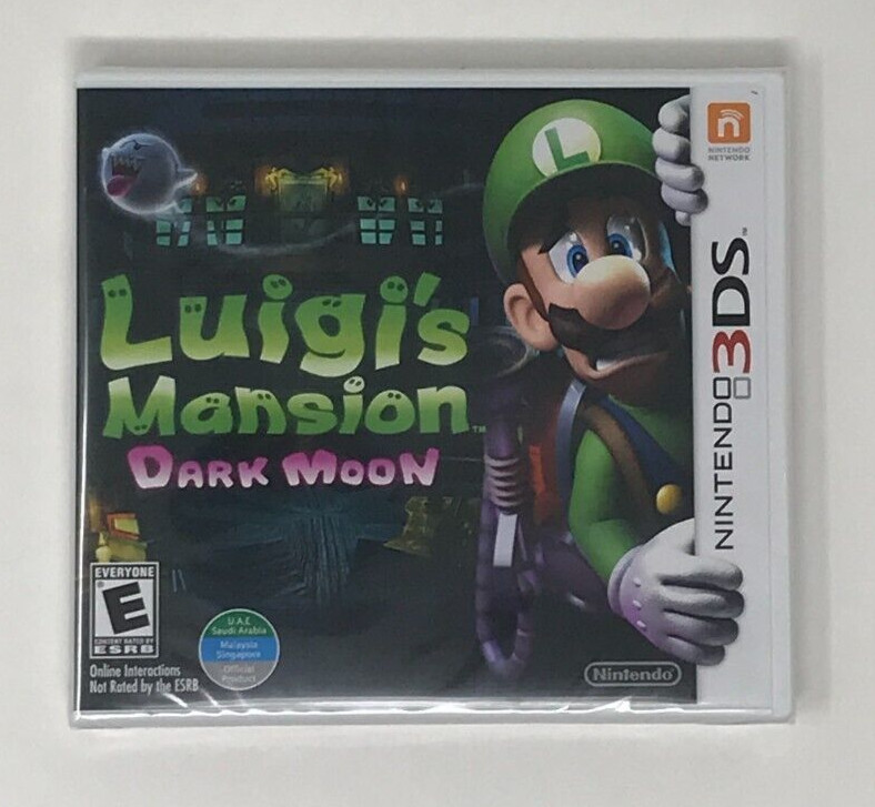 Luigi\'s Mansion Dark Moon Nintendo 3DS Brand New & Factory Sealed Luigi\'s Mansion Dark Moon Nintendo 3DS Brand New & Factory Sealed