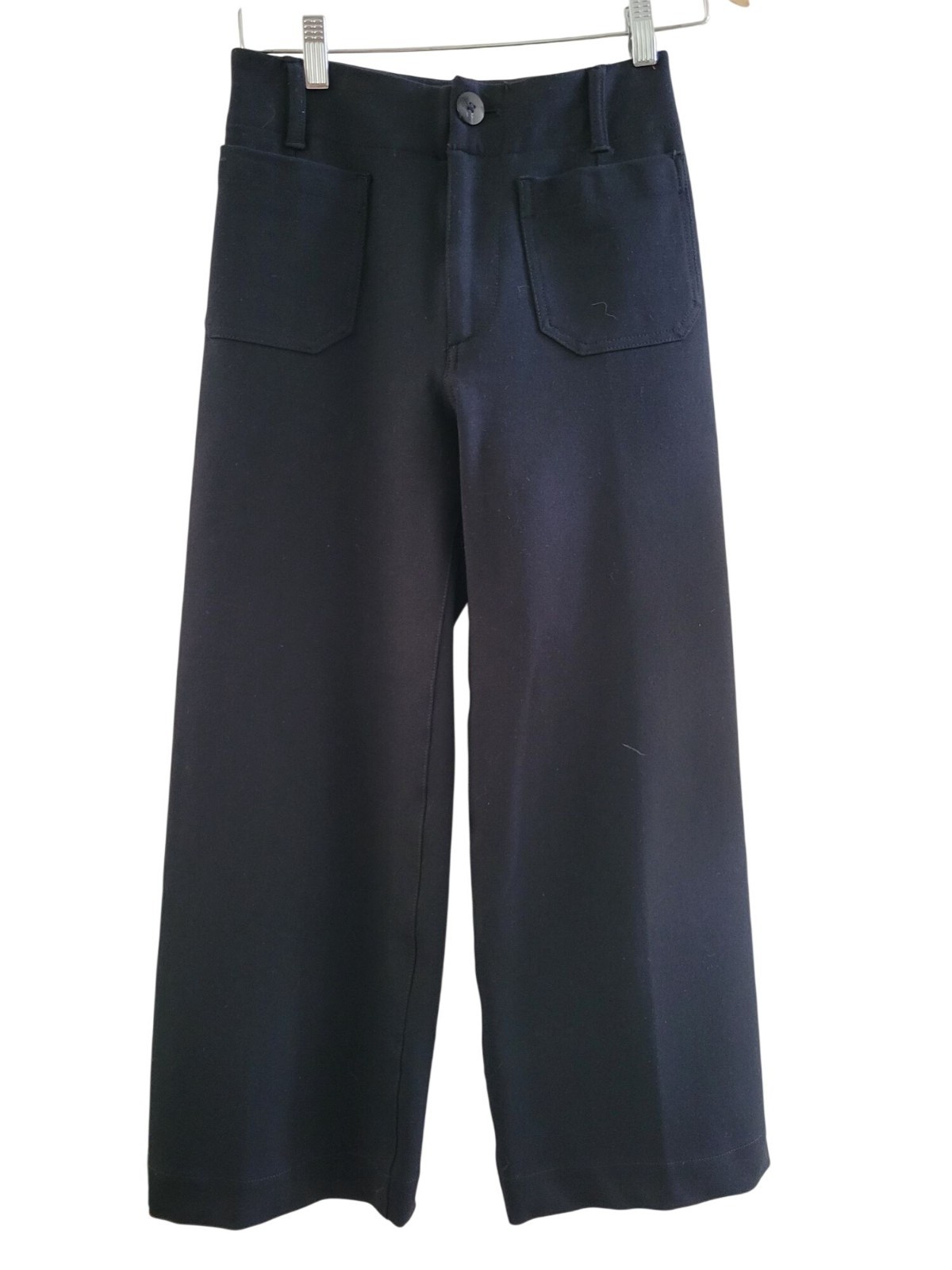 Maeve Anthropologie The Colette Black wide leg pant High Rise size 25 Utility Maeve Anthropologie The Colette Black wide leg pant High Rise size 25 Utility