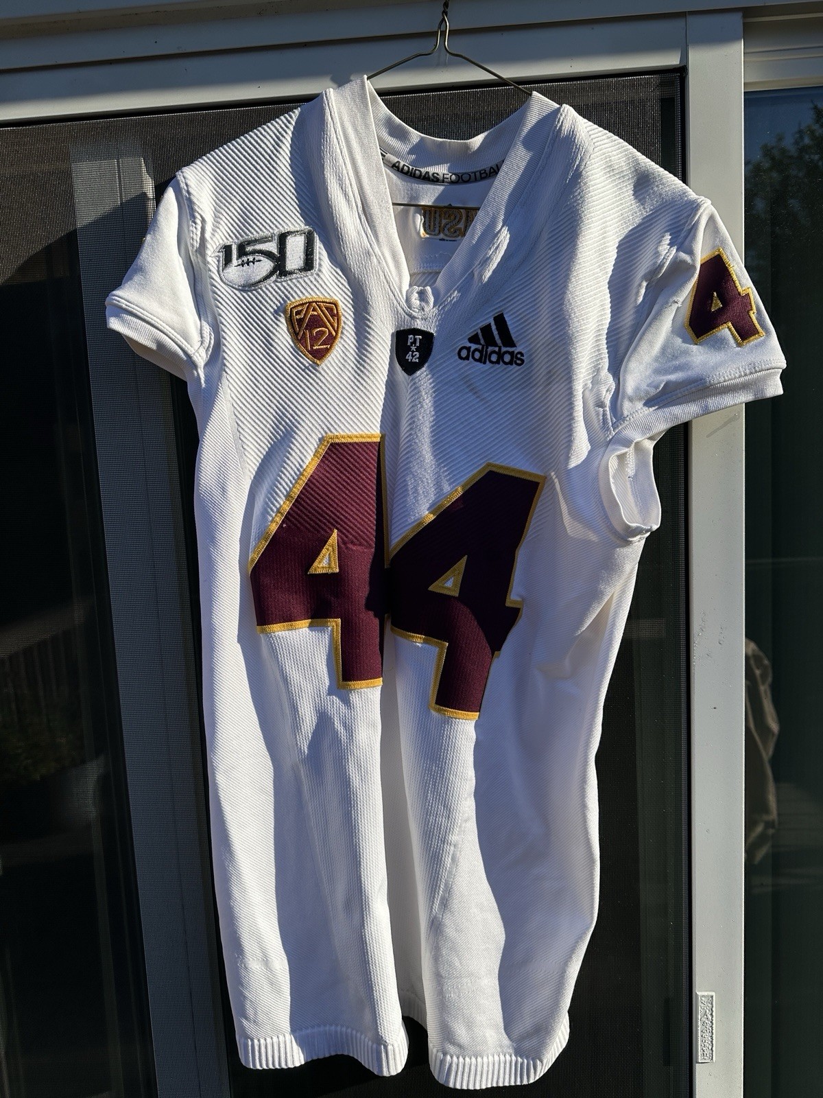 adidas Arizona State Sun Devils Football Jersey #44 White Size 2XL adidas Arizona State Sun Devils Football Jersey #44 White Size 2XL