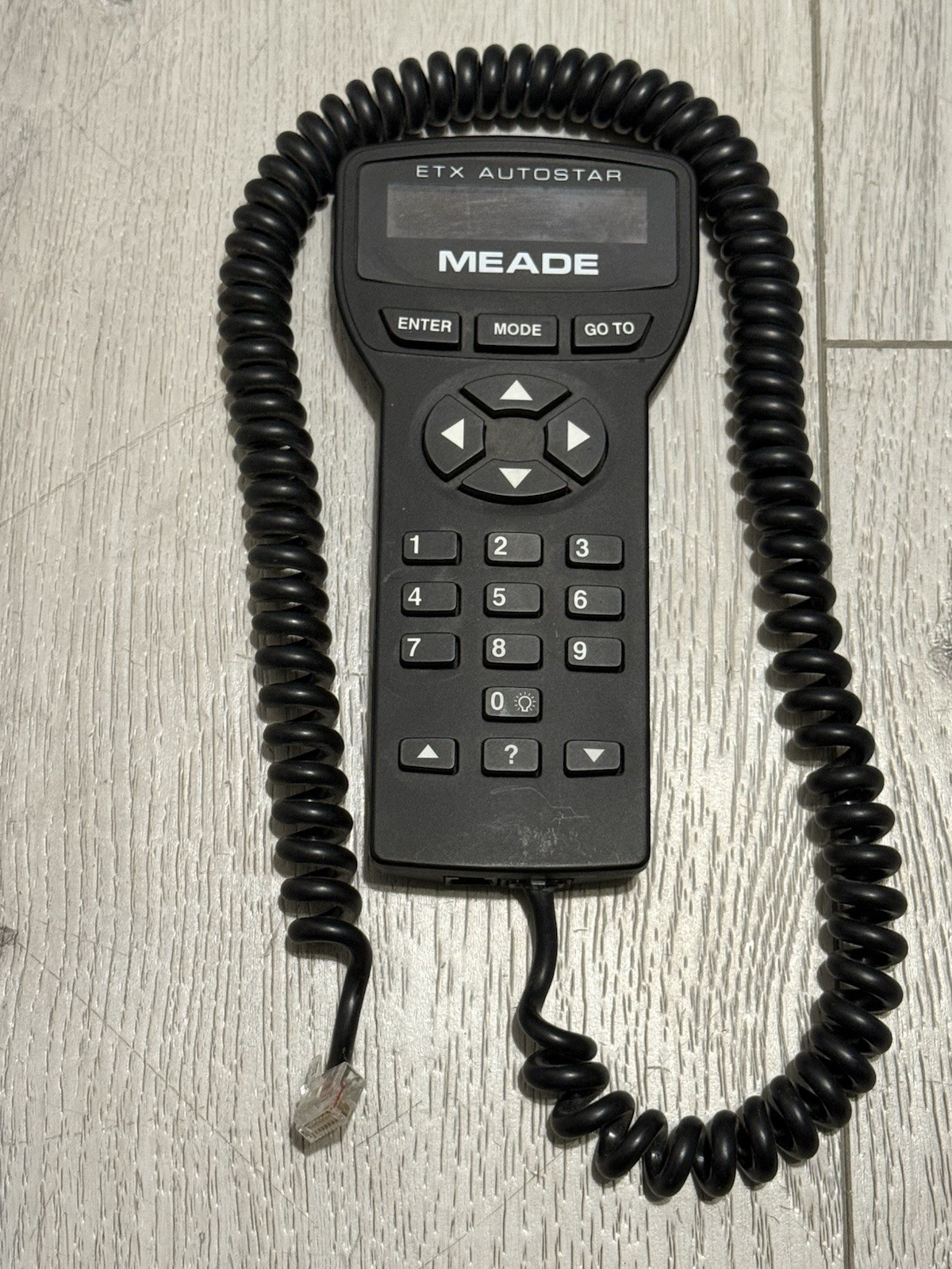 MEADE ETX AUTOSTAR TELESCOPE CONTROLLER SOLD AS-IS UNTESTED