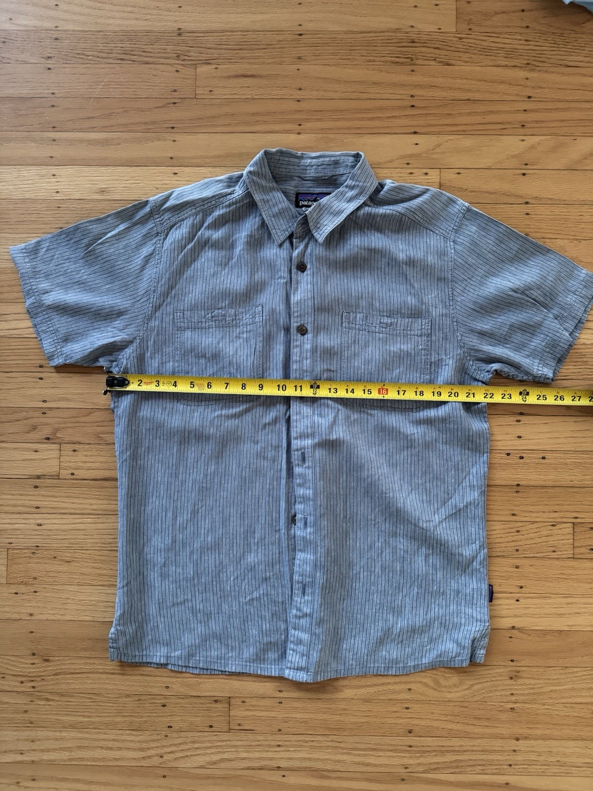 Patagonia Lightweight Bluffside Rail Stripe Blue Men’s Large