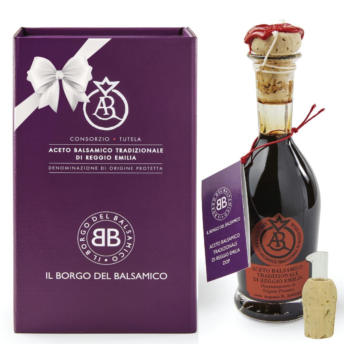 Il Borgo del Balsamico, Aged Balsamic Vinegar of Reggio Emilia, DOP 12+ Years...
