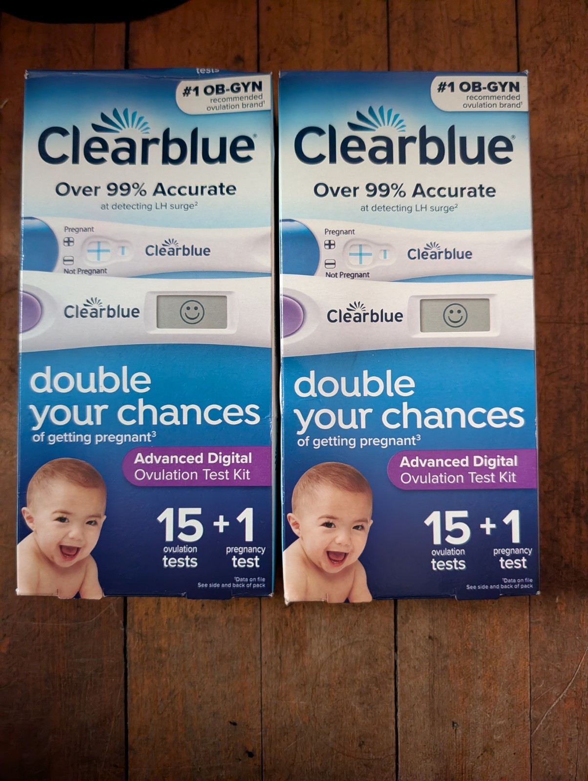 2 ClearBlue Advanced Digital Test Kits  Exp 2027-06-28 