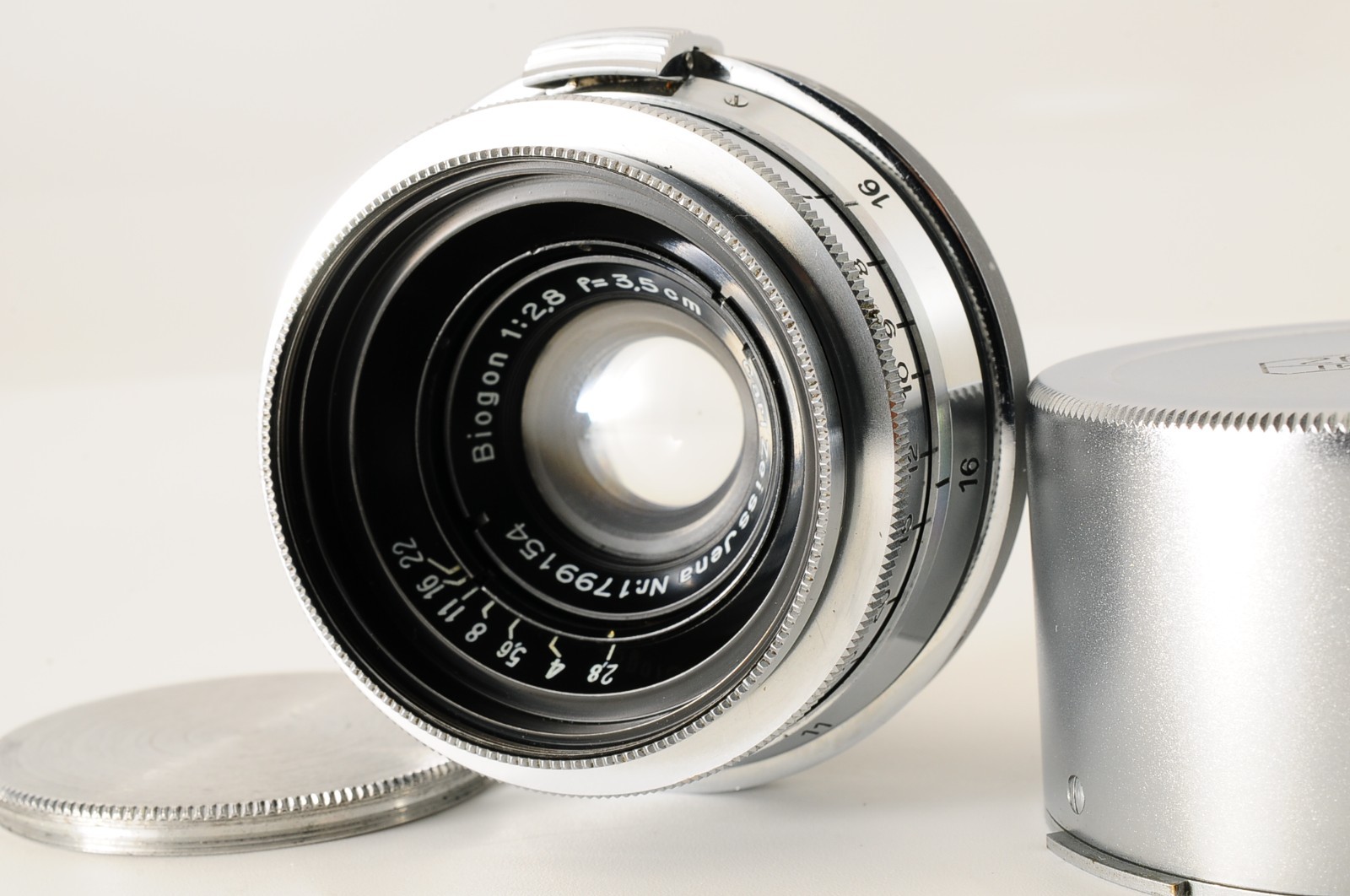 Tested Rare Carl Zeiss Jena Biogon 3.5cm 35mm f2.8 Lens Contax #J303
