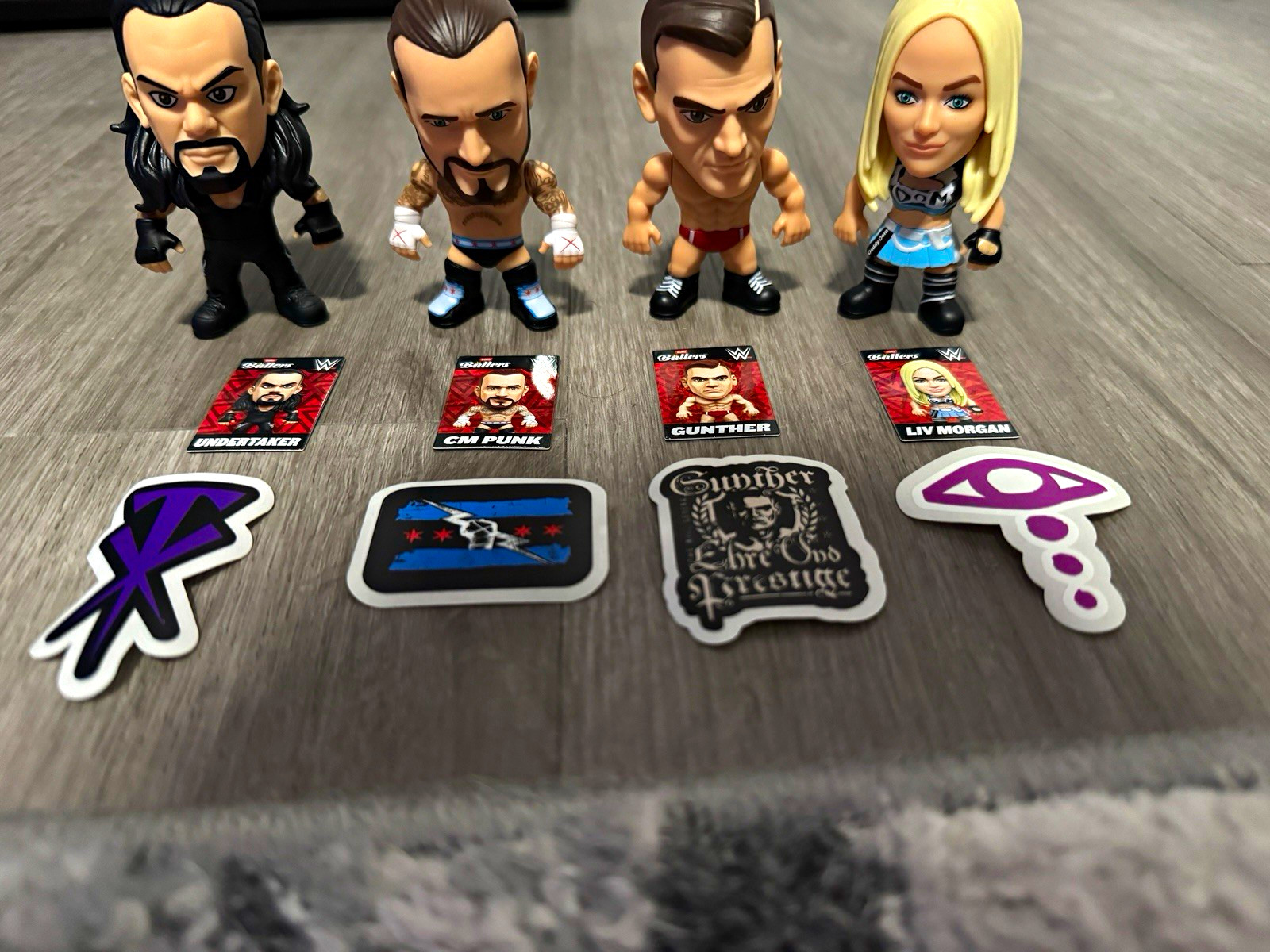 WWE  Zuru Ballerz 4 pack Look