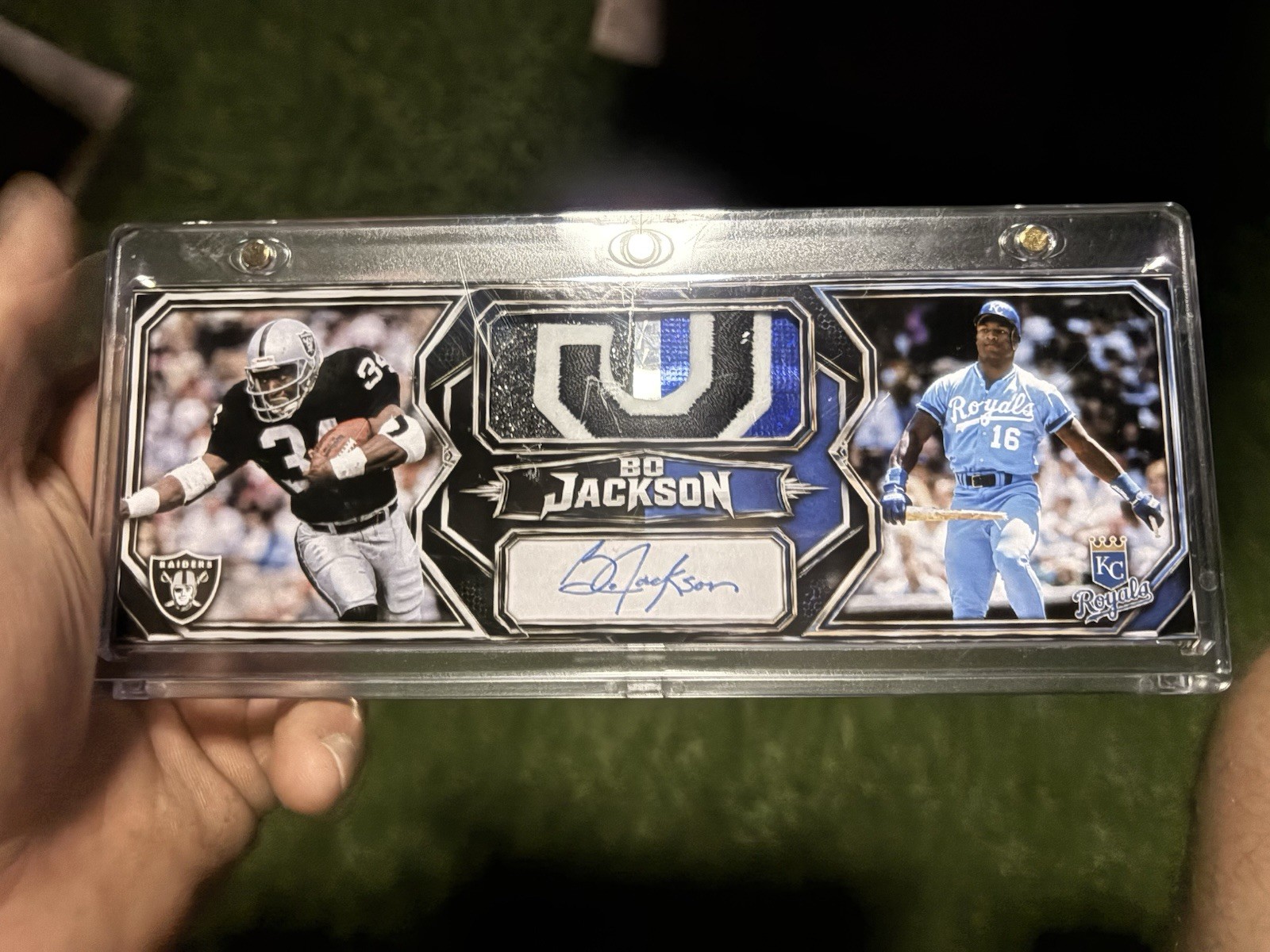 Bo Jackson Raiders And Royals Custom Trading Card Bo Jackson Raiders And Royals Custom Trading Card