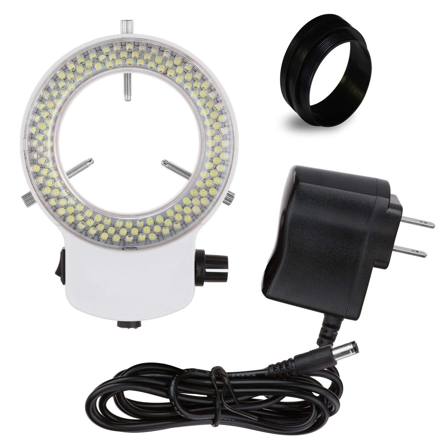 Vision Scientific VMLIFR-09W White Adjustable 144 LED Ring Light