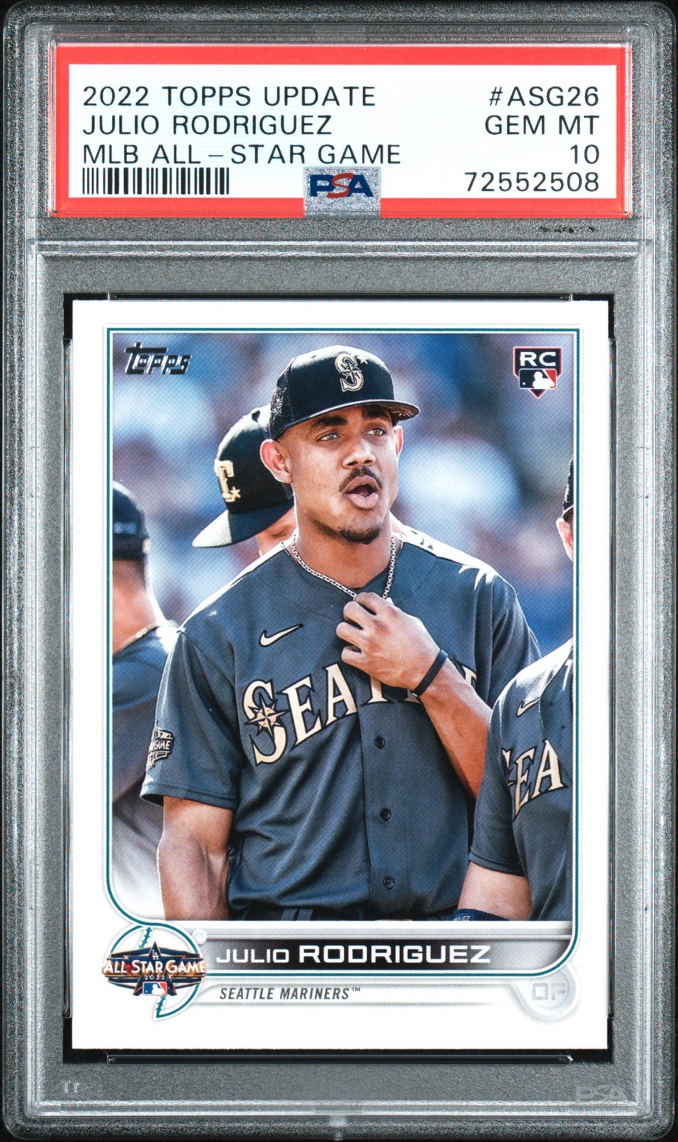2022 Topps Update #ASG-26 Julio Rodriguez 2022 MLB All-Star Game PSA 10