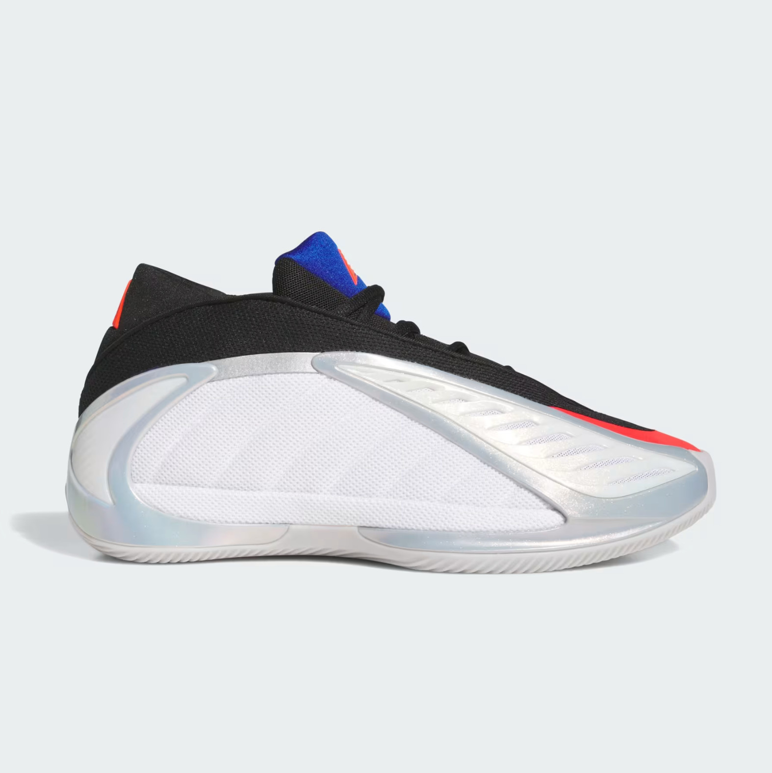 Adidas AE 2 Anthony Edwards White Lucid Red Silver Mens Shoes Sneaker KJ4228