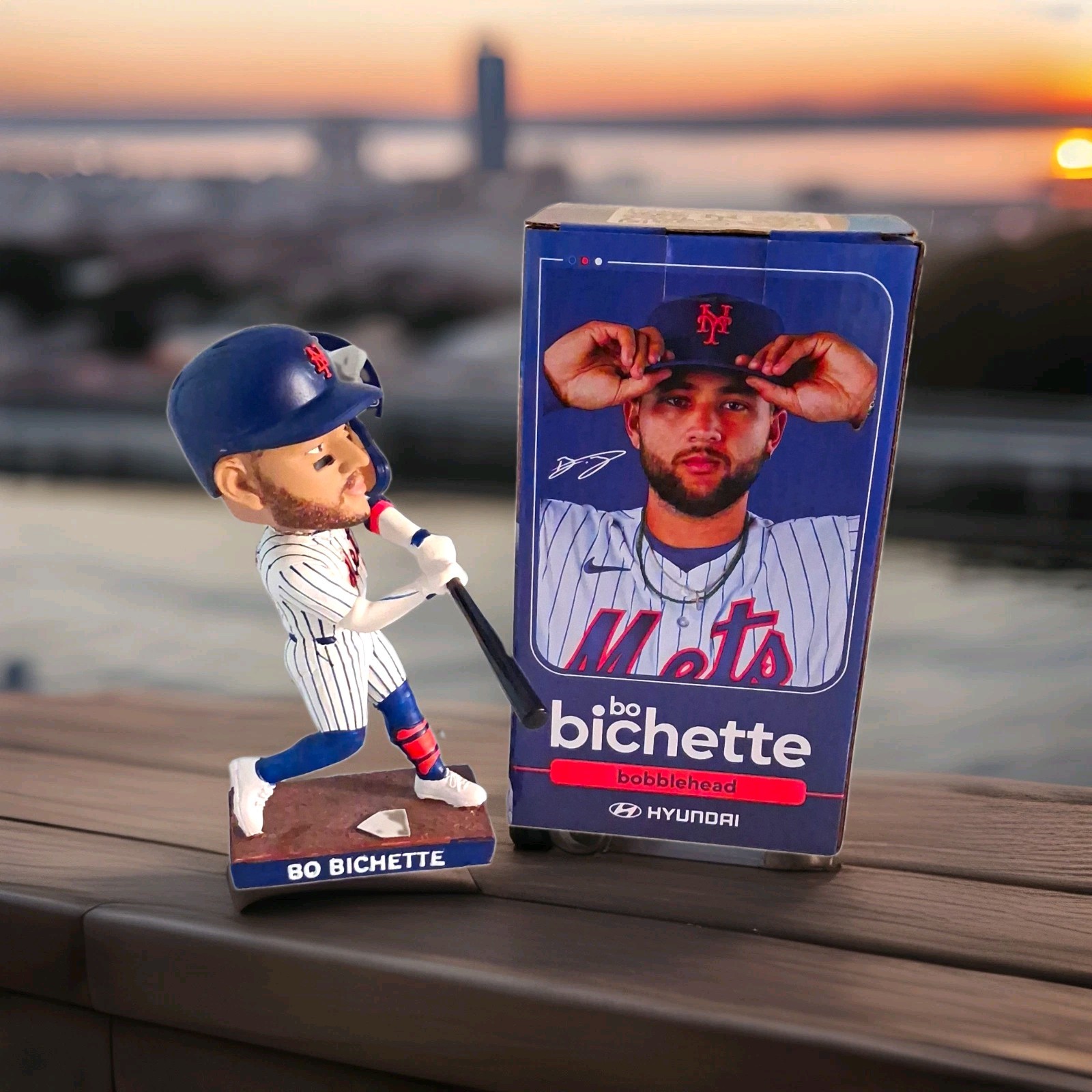 Hyundai Bo Bichette New York Mets MLB Baseball Bobblehead Figure