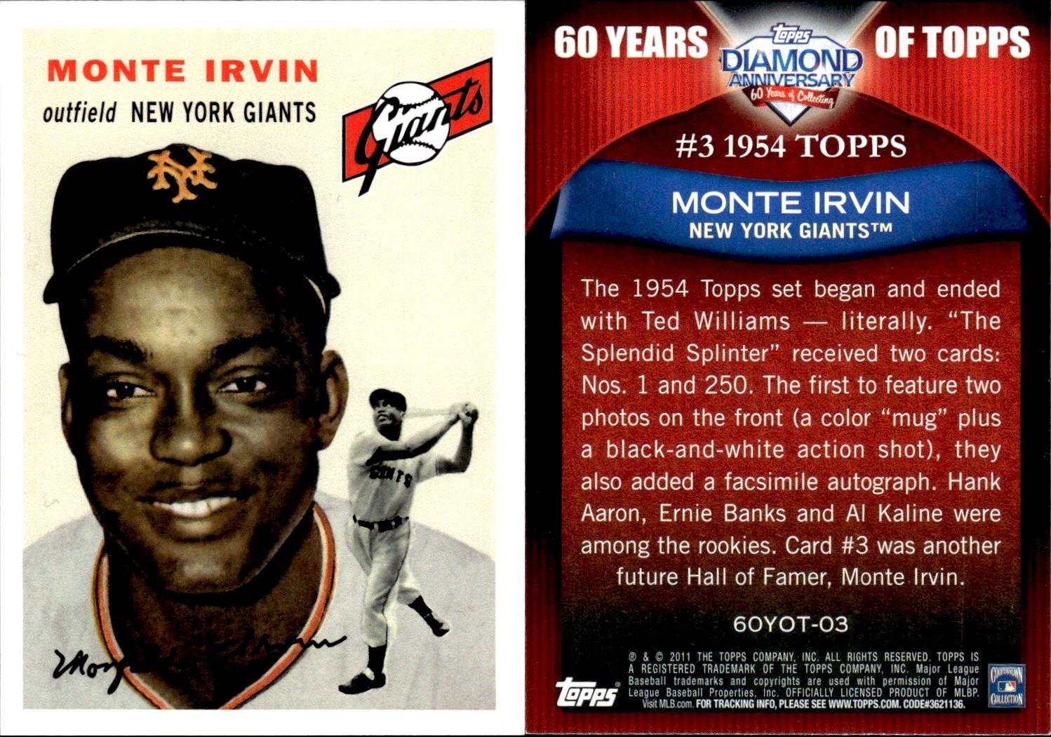 2011 Topps Baseball 60 Years of Topps Complete Your Set #1-118 You Pick