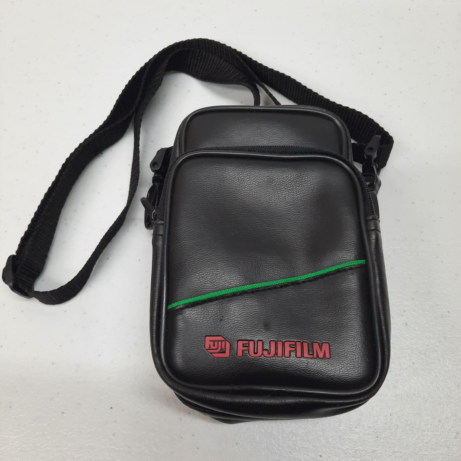 Vintage Fujifilm Camera Case Bag Black Belt Loop Strap 90s Y2K Film Accessories
