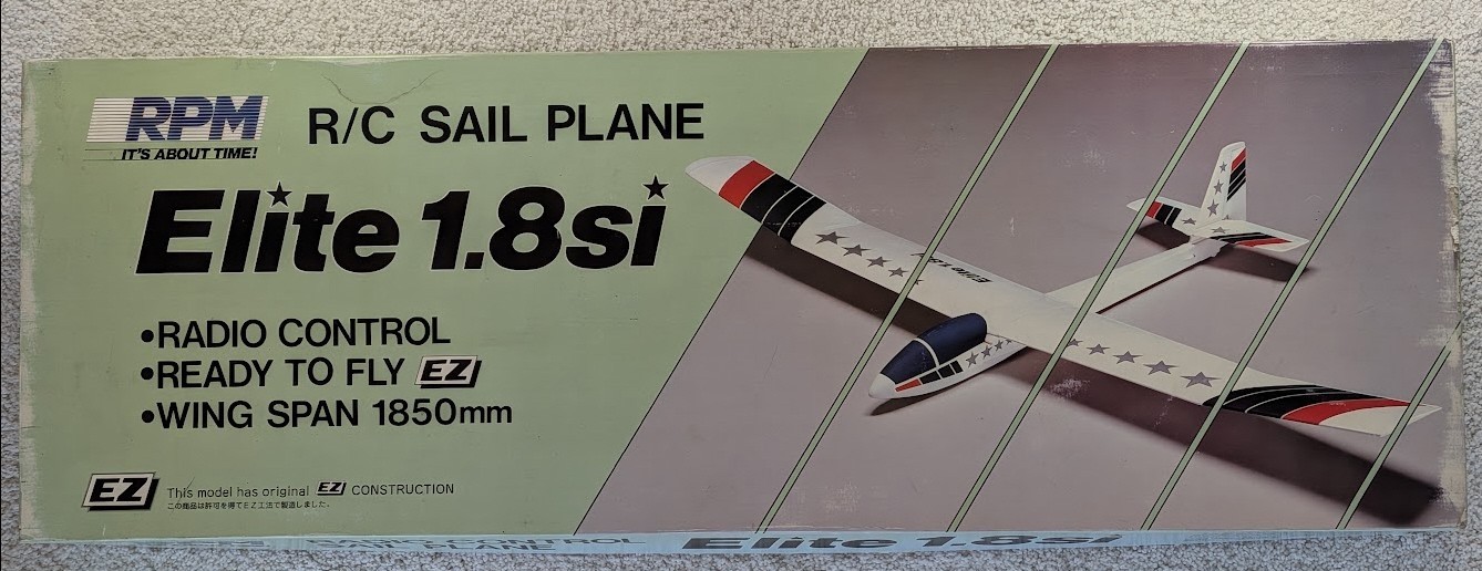 RPM R/C Sail Plane Elite 1.8si, EZ construction