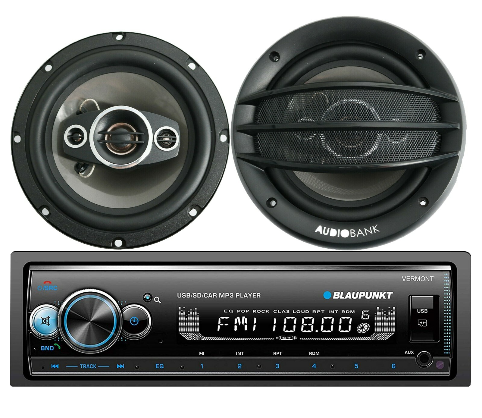 Blaupunkt VERMONT 72  Bluetooth Receiver + 2x Audiobank AB-630 6.5\