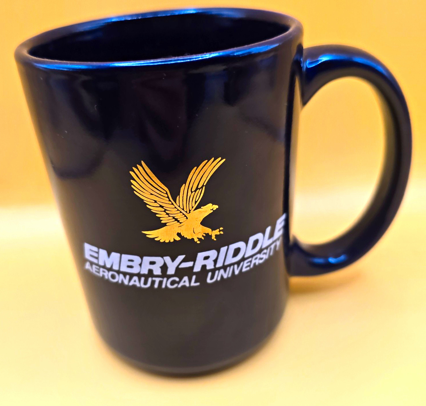 Embry Riddle Aeronautical University Coffee Mug Blue Gold Logo Ceramic Embry Riddle Aeronautical University Coffee Mug Blue Gold Logo Ceramic
