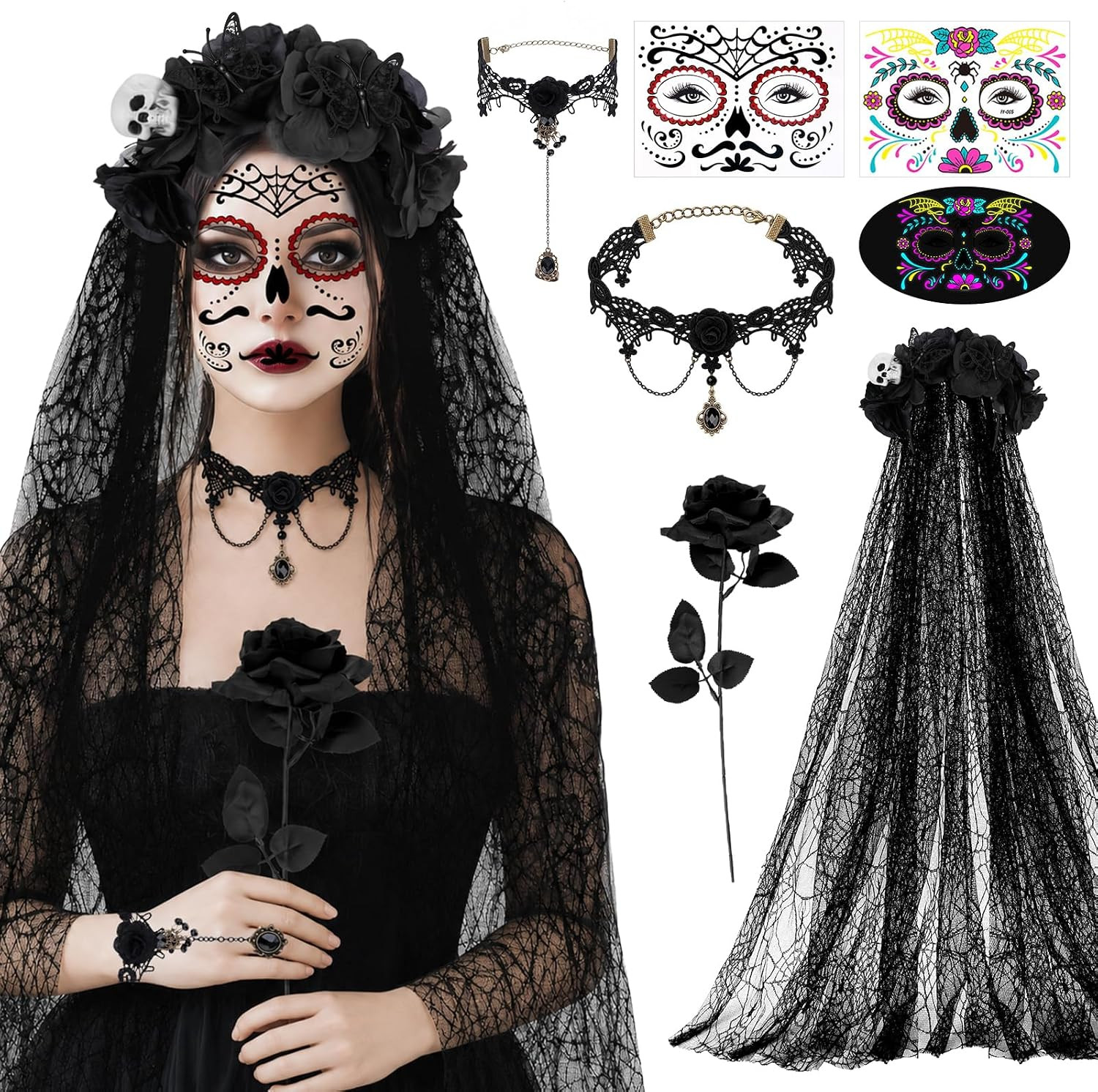 Halloween Day of the Dead Costumes for Women Halloween Day of the Dead Costumes for Women