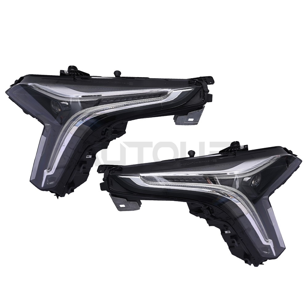 Pair Full LED Headlight Left +Right For 2019-2023 Cadillac XT4